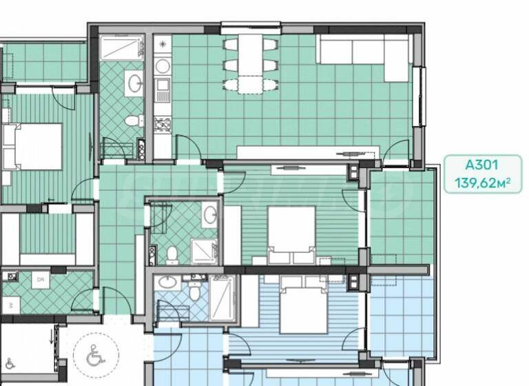 Studio zum Kauf 293.202 € 3 Zimmer 139,6 m² Nessebar