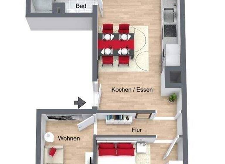 WG-Zimmer zum Kauf 120.000 € 3 Zimmer 47 m² EG Neckarstadt Mannheim / Neckarstadt-West 68169