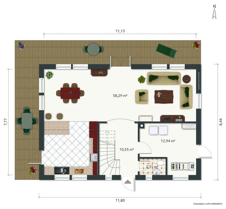 Einfamilienhaus zum Kauf 683.000 € 4 Zimmer 154 m²<br/>Wohnfläche 778 m²<br/>Grundstück Hoppenrade Wustermark 14641