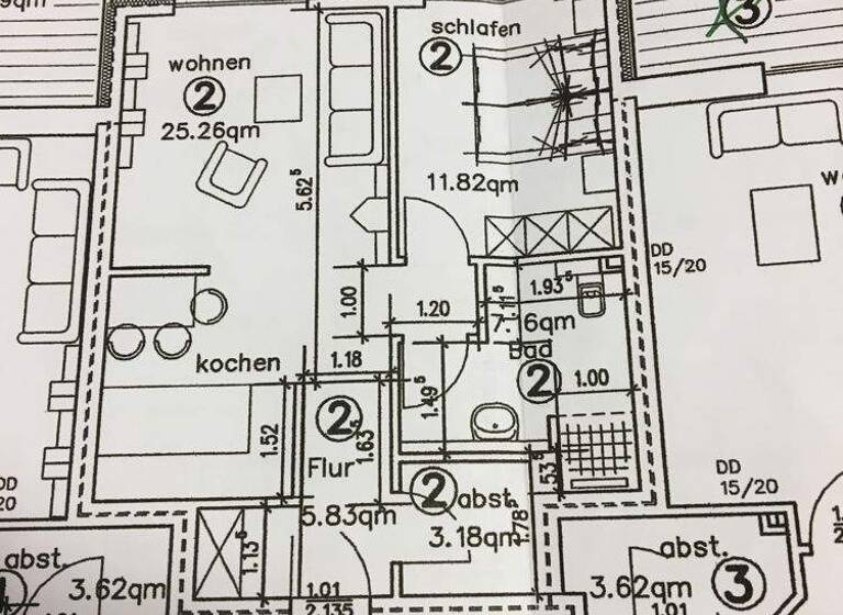 Wohnung zum Kauf 239.000 € 2 Zimmer 59 m² EG Elmendorf Bad Zwischenahn / Rostrup 26160