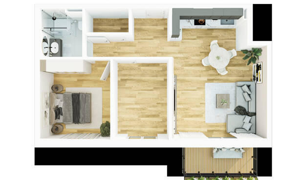 Wohnung zum Kauf - Neubau 236.000 € 3 Zimmer 76,1 m² EG frei ab 01.12.2025 Berge Nauen 14641