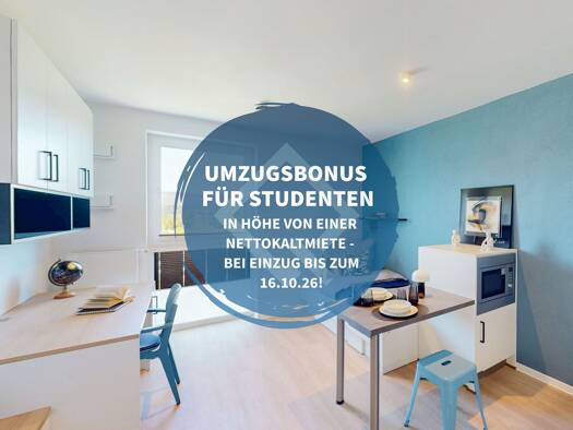 Wohnung zur Miete - Erstbezug 520 € 1 Zimmer 21 m² 3. Geschoss frei ab 16.09.2026 Im Rad Wiesbaden Nordost 65197