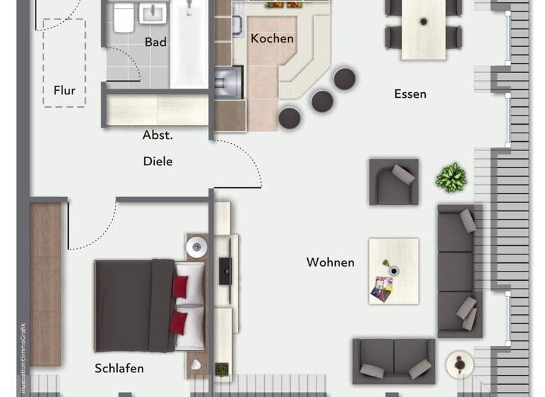 Wohnung zum Kauf 145.000 € 2 Zimmer 60,6 m² Löbtau-Nord Dresden 01159