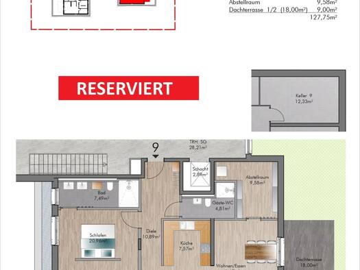 Penthouse zum Kauf - Erstbezug provisionsfrei 568.000 € 3 Zimmer 127,8 m² Nunkirchen Wadern 66687