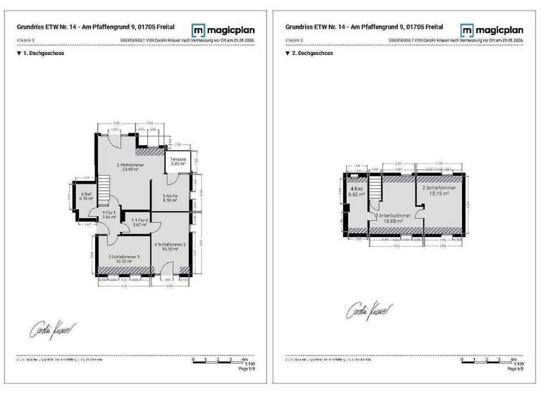Maisonette zum Kauf 275.000 € 5 Zimmer 111 m² 2. Geschoss frei ab sofort Freital 01705