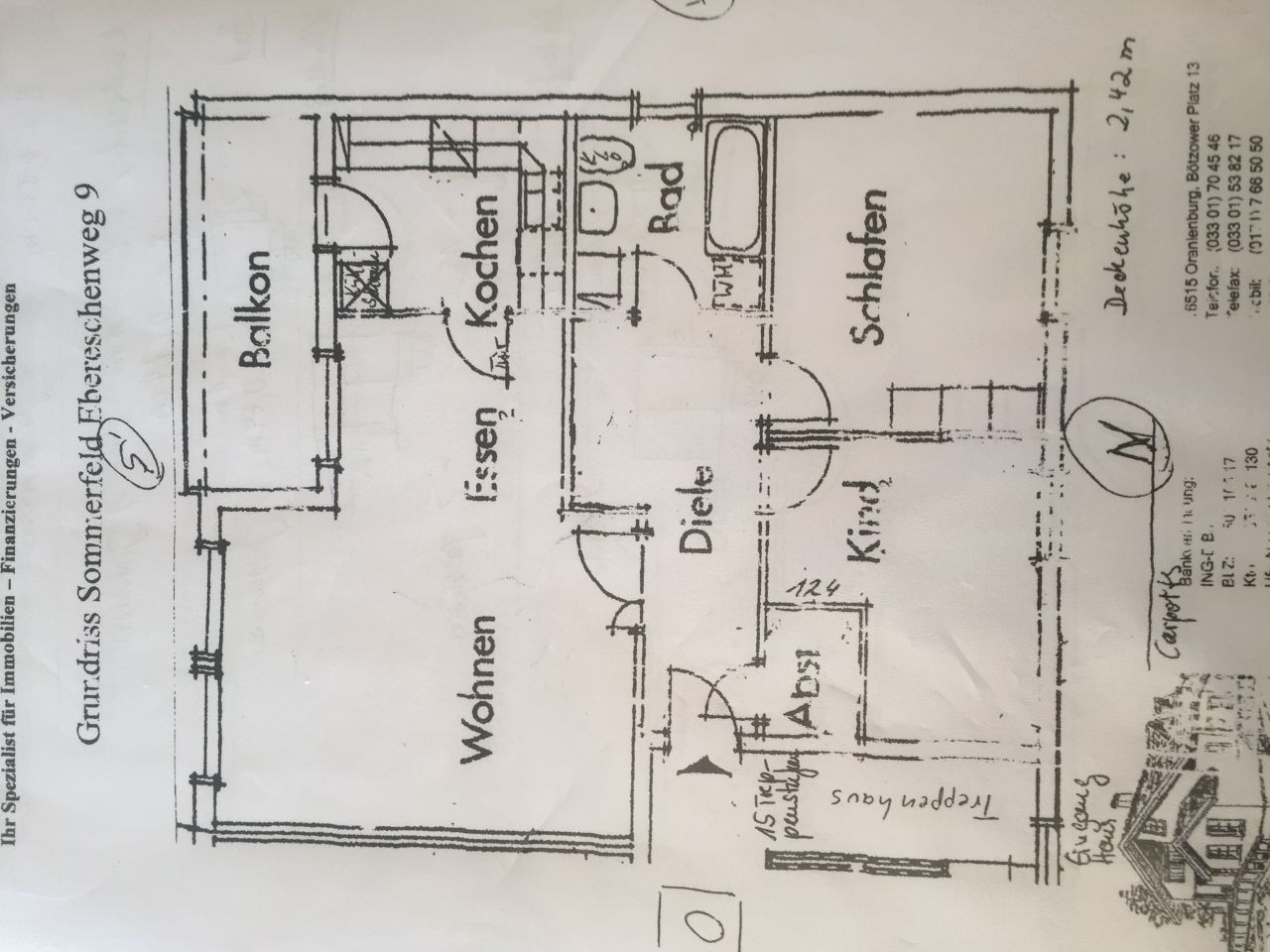 Wohnung zur Miete 800 € 3 Zimmer 84 m²<br/>Wohnfläche 1.<br/>Geschoss 01.01.2025<br/>Verfügbarkeit Ebereschenweg 9 Sommerfeld Kremmen 16766