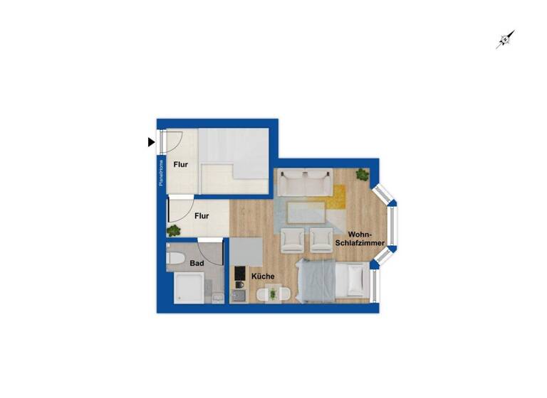 Wohnung zum Kauf 299.000 € 3 Zimmer 77 m² Bilk Düsseldorf 40225