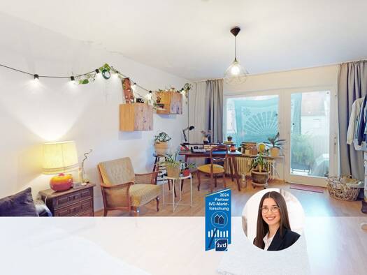 Studio zur Miete 430 € 1 Zimmer 34 m² 2. Geschoss frei ab 01.08.2026 St Leonhard Nürnberg 90439