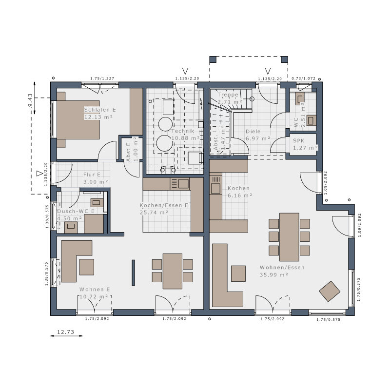 Mehrfamilienhaus zum Kauf provisionsfrei 710.950 € 7 Zimmer 214 m²<br/>Wohnfläche 995 m²<br/>Grundstück Straßberg Straßberg 72479