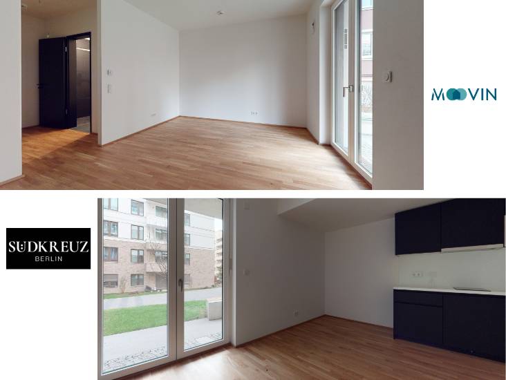 Wohnung zur Miete 1.043,30 € 1 Zimmer 34,8 m²<br/>Wohnfläche EG<br/>Geschoss ab sofort<br/>Verfügbarkeit Quartiersweg 6 Schöneberg Berlin 10829