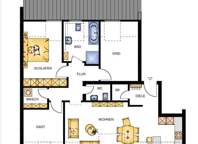 Wohnung zur Miete 1.190 € 4 Zimmer 98 m² Geschoss 5/5 frei ab 01.05.2026 Innenstadt Schweinfurt 97421