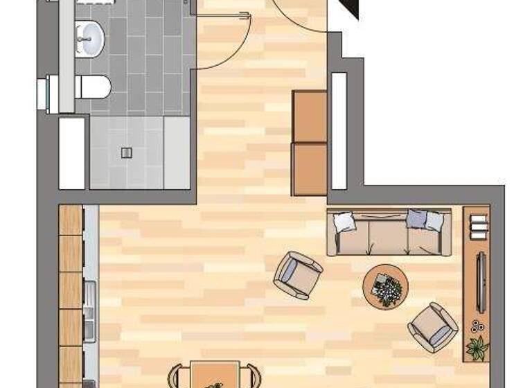 Wohnung zur Miete 1.249 € 2 Zimmer 67,2 m² EG frei ab 02.05.2026 Johannes-Rings-Straße 18 Longerich Köln 50737