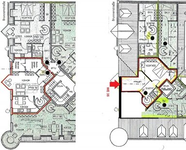 Wohnung zur Miete 350 € 2 Zimmer 58,8 m² frei ab sofort Brunnenstraße 19 Mitte - West 134 Zwickau 08056