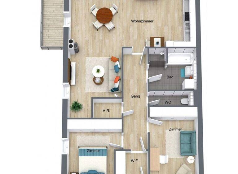 Wohnung zum Kauf 498.000 € 3 Zimmer 91 m² Hallein / Au 5400