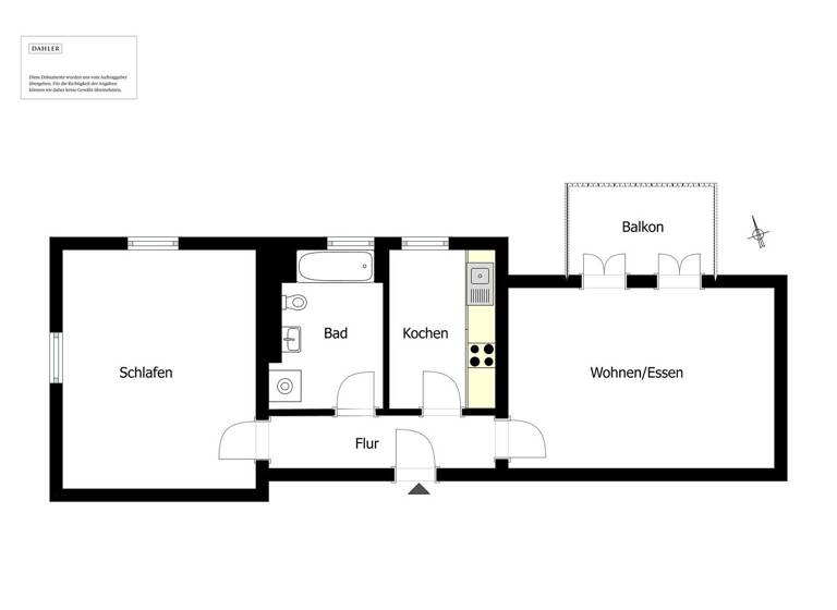 Wohnung zum Kauf 400.000 € 2 Zimmer 72 m² Jägervorstadt Potsdam 14469