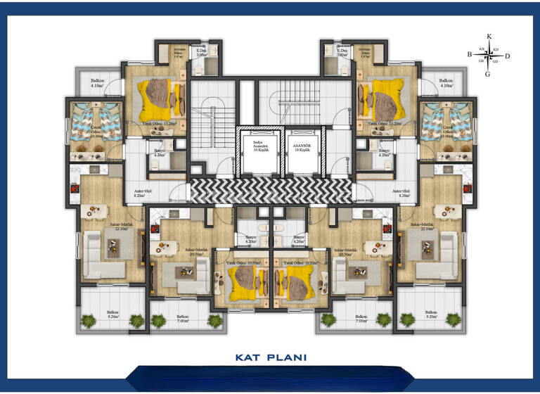 Studio zum Kauf 60.000 € 2 Zimmer 62 m² EG Mersin 33200