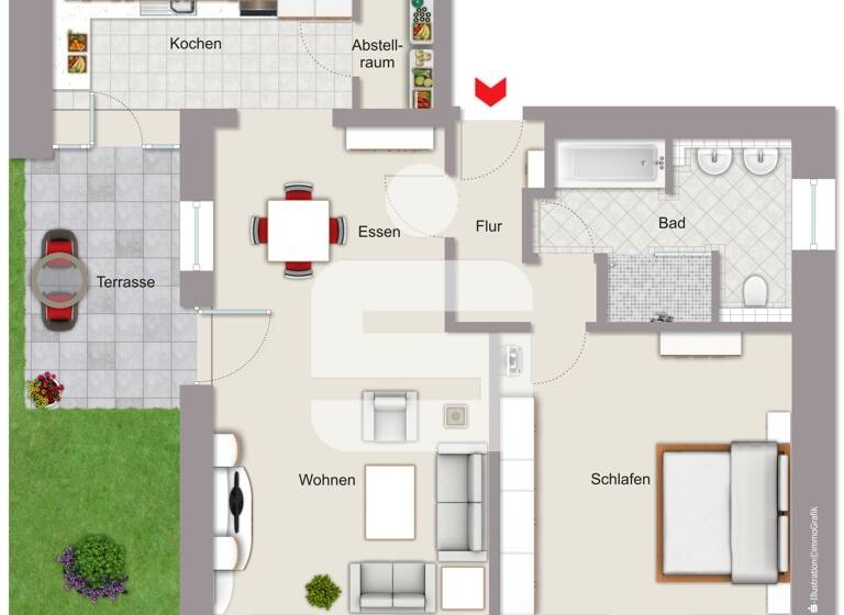 Wohnung zum Kauf 249.000 € 2,5 Zimmer 89,1 m² Bad Kissingen 97688