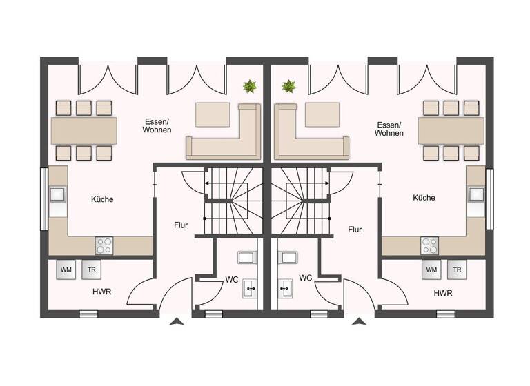 Doppelhaushälfte zur Miete - Erstbezug 1.715 € 4 Zimmer 108 m² 1 m² Grundstück frei ab sofort Stade 21680