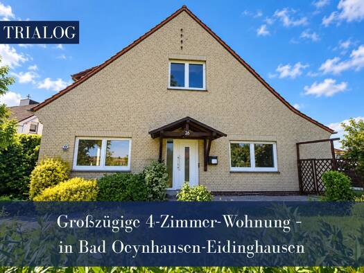 Wohnung zur Miete 1.050 € 4 Zimmer 110 m² 1. Geschoss Eidinghausen Bad Oeynhausen 32549