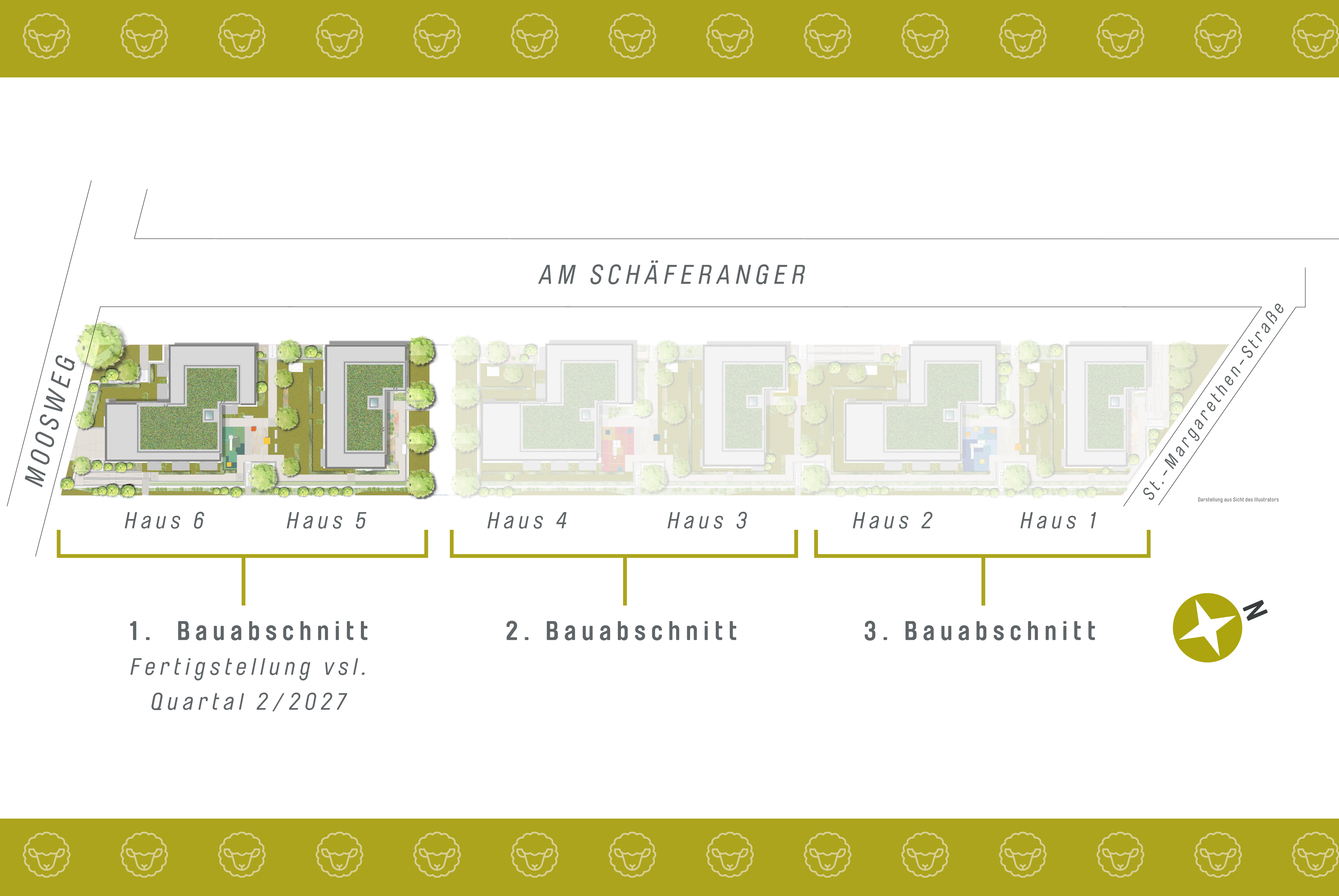 Terrassenwohnung zum Kauf provisionsfrei 379.000 € 1,5 Zimmer 42,3 m²<br/>Wohnfläche EG<br/>Geschoss Am Schäferanger 2-12 Oberschleißheim Oberschleißheim 85764