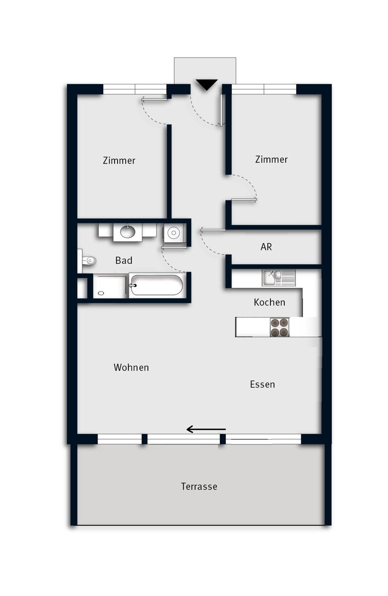 Wohnung zum Kauf 339.500 € 3 Zimmer 78 m²<br/>Wohnfläche 2.<br/>Geschoss ab sofort<br/>Verfügbarkeit Churer Straße 11 Hohenems 6845