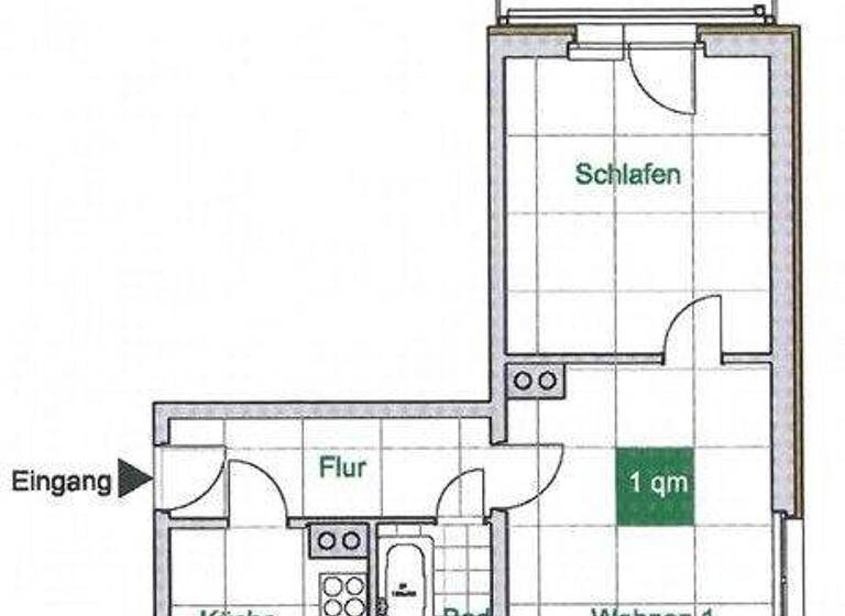 Wohnung zur Miete 486 € 2 Zimmer 50,6 m² 4. Geschoss frei ab 28.03.2026 Polierstr. 1 Wilsdruffer Vorstadt/Seevorstadt-West Dresden 01067