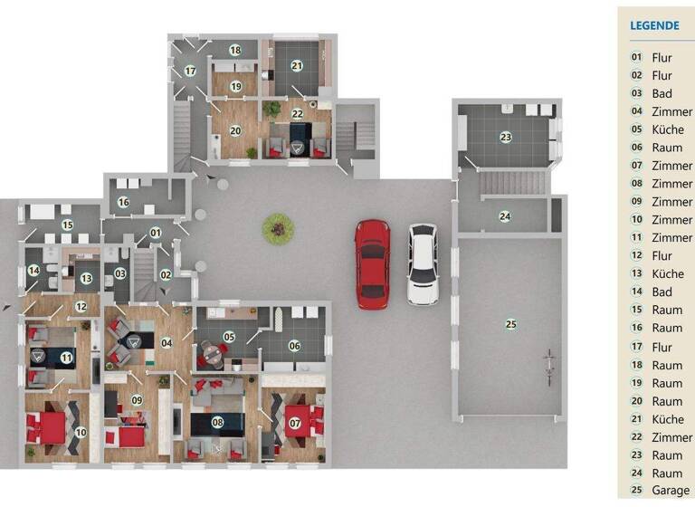 Mehrfamilienhaus zum Kauf 385.000 € 23 Zimmer 460,7 m² 1.510 m² Grundstück Neuhaus-Schierschnitz 96524