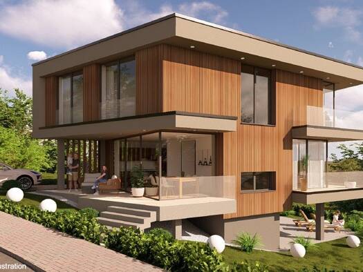 Villa zum Kauf - Erstbezug provisionsfrei 1.985.000 € 6 Zimmer 244,6 m² 481 m² Grundstück rue Marie Carmes Heffenisch Dudelange 3529