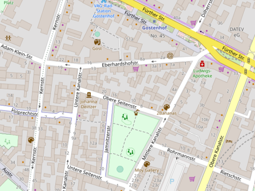 Mehrfamilienhaus zum Kauf als Kapitalanlage geeignet 2.100.000 € 450 m² 350 m² Grundstück Gostenhof Nürnberg 90429