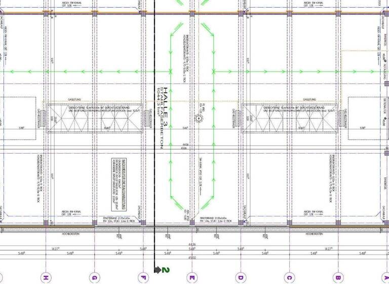 Lagerhalle zur Miete 7 € 1.044,3 m² Lagerfläche Wiener Neustadt 2700