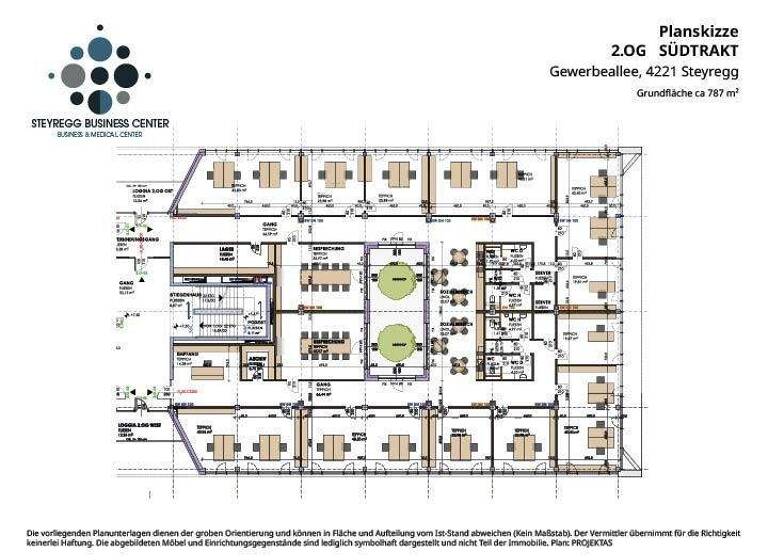 Bürofläche zur Miete 9.444 € 787 m² Bürofläche Gewerbeallee Steyregg 4221