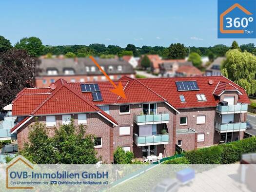 Wohnung zum Kauf provisionsfrei 289.000 € 3 Zimmer 87,1 m² 2. Geschoss Papenburg Papenburg 26871