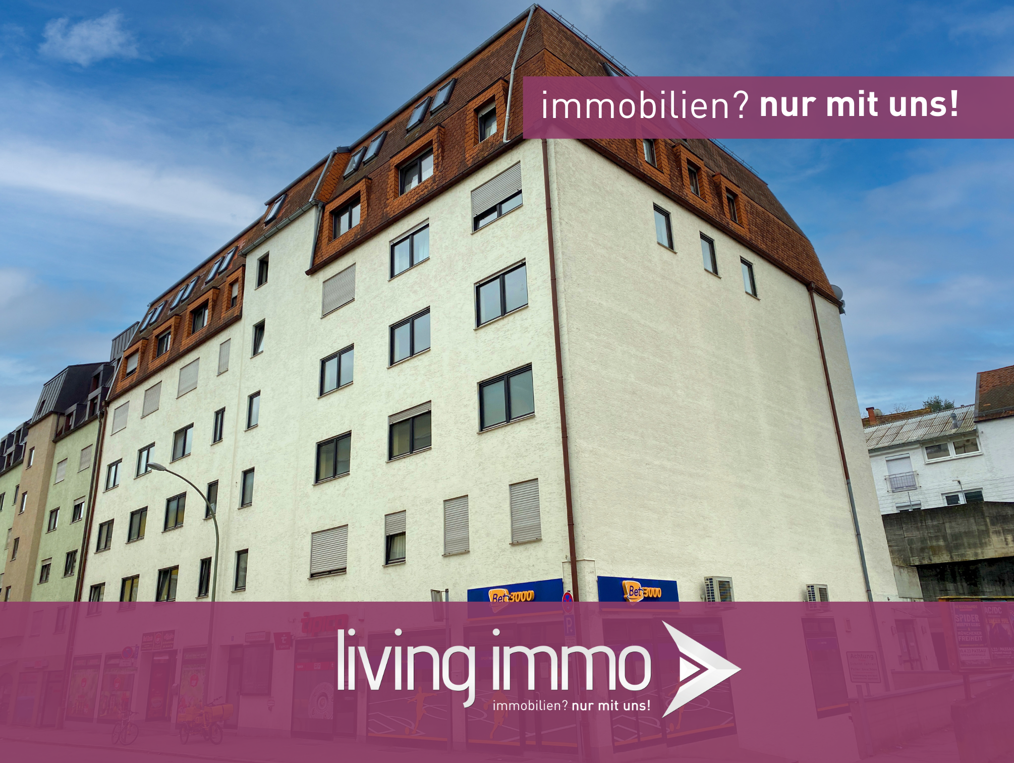 Wohnung zum Kauf 225.000 € 2,5 Zimmer 81 m²<br/>Wohnfläche 5.<br/>Geschoss Haidenhof Nord Passau 94032