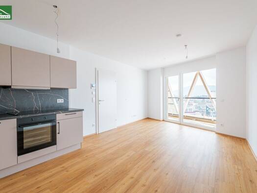 Wohnung zur Miete - Erstbezug 932 € 3 Zimmer 70,4 m² 10. Geschoss Kärntner Straße 1 Gries Graz 8020