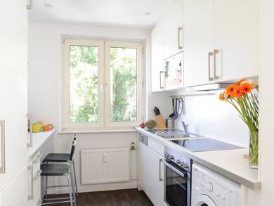 Wohnung zur Miete 1.399 € 2 Zimmer 54 m² 1. Geschoss Sonnemannstrasse 79-81 Ostend Frankfurt am Main 60314