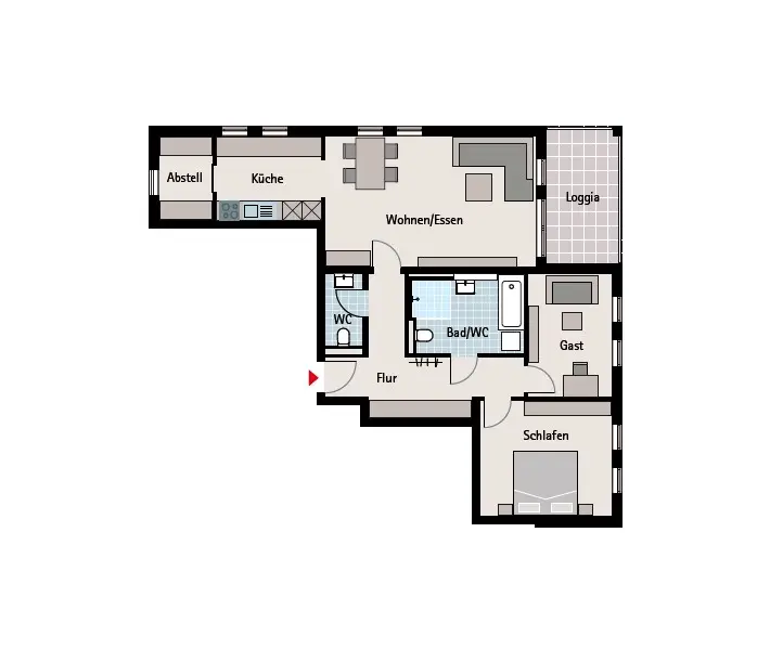 Wohnung zur Miete 800 € 3 Zimmer 94,6 m²<br/>Wohnfläche ab sofort<br/>Verfügbarkeit Biesdorf Berlin 12683