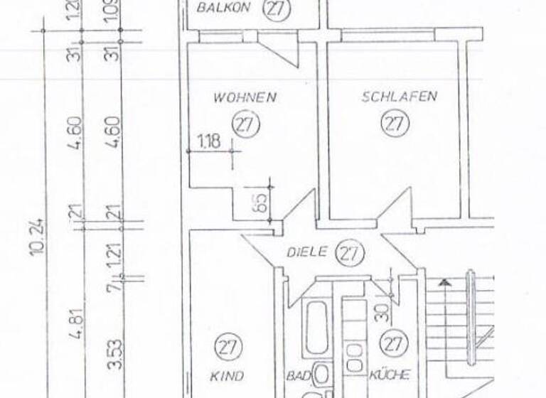 Wohnung zum Kauf 39.000 € 3 Zimmer 60 m² 1. Geschoss frei ab sofort Schönau-Berzdorf 02899