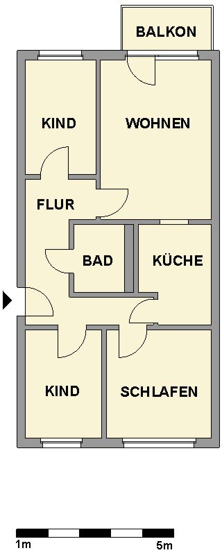 Wohnung zur Miete 360 € 4 Zimmer 69 m²<br/>Wohnfläche 1.<br/>Geschoss 01.12.2024<br/>Verfügbarkeit Tschaikowskistr. 19 Sonnenberg 214 Chemnitz 09130