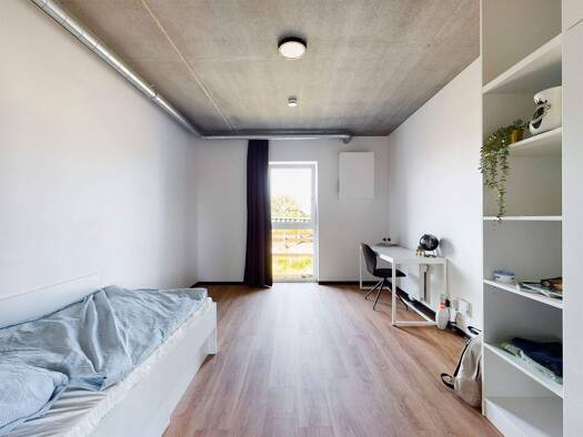 WG-Zimmer zur Miete auf Zeit nur mit Wohnberechtigungsschein 556 € 22,9 m² 2. Geschoss frei ab 01.10.2026 Gummersbacher Str. 31 Deutz Innenstadt 50679