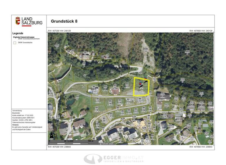 Grundstück zum Kauf 650.000 € 1.579 m² Grundstück Bruckberg 5700