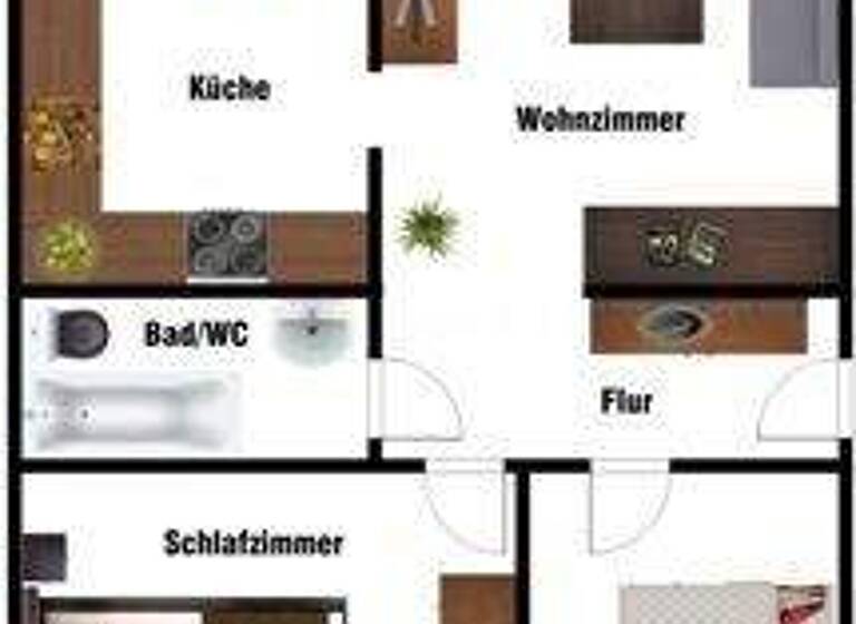 Wohnung zum Kauf 85.000 € 3 Zimmer 67 m² 4. Geschoss Schöndorf Weimar 99427