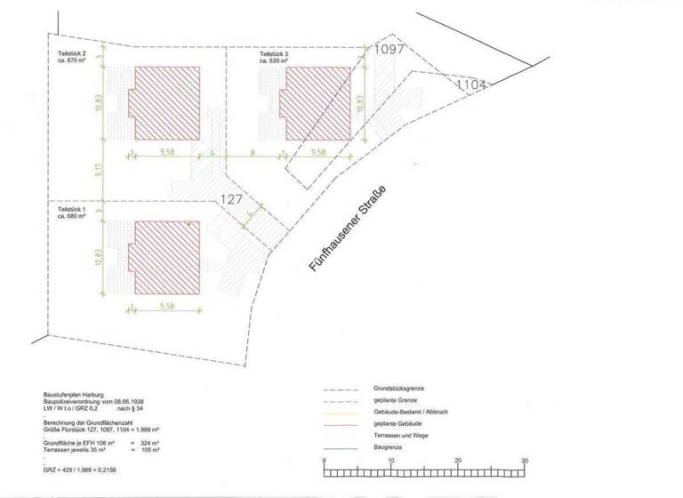 Grundstück zum Kauf 515.000 € 1.989 m² Grundstück Bullenhausen Hamburg 21079