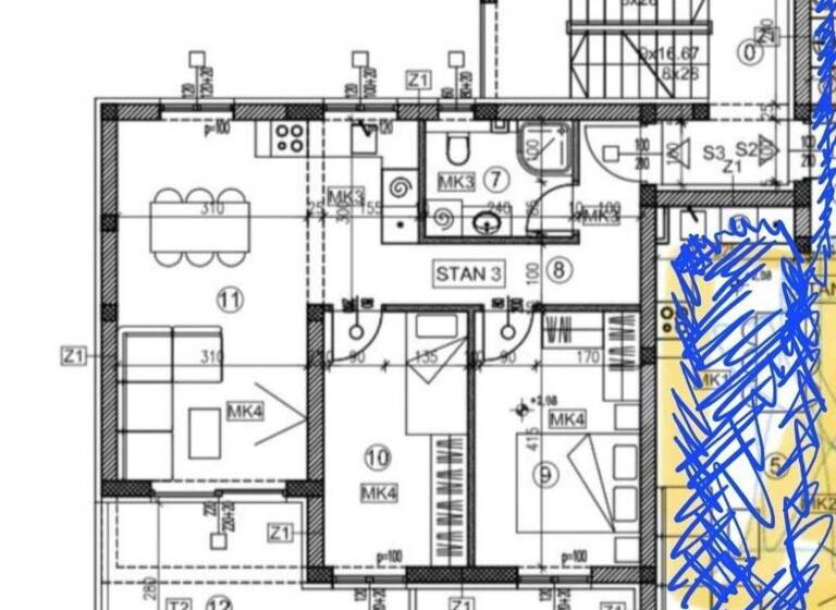 Wohnung zum Kauf 238.500 € 2 Zimmer 65 m² 1. Geschoss Trogir