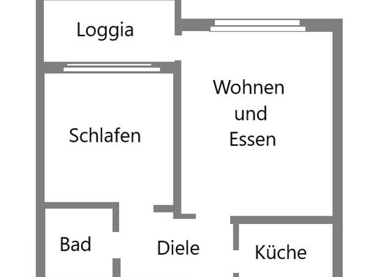 Wohnung zum Kauf 270.000 € 2 Zimmer 38,6 m²<br/>Wohnfläche 2.<br/>Geschoss Kirchstraße 7 Borkum 26757