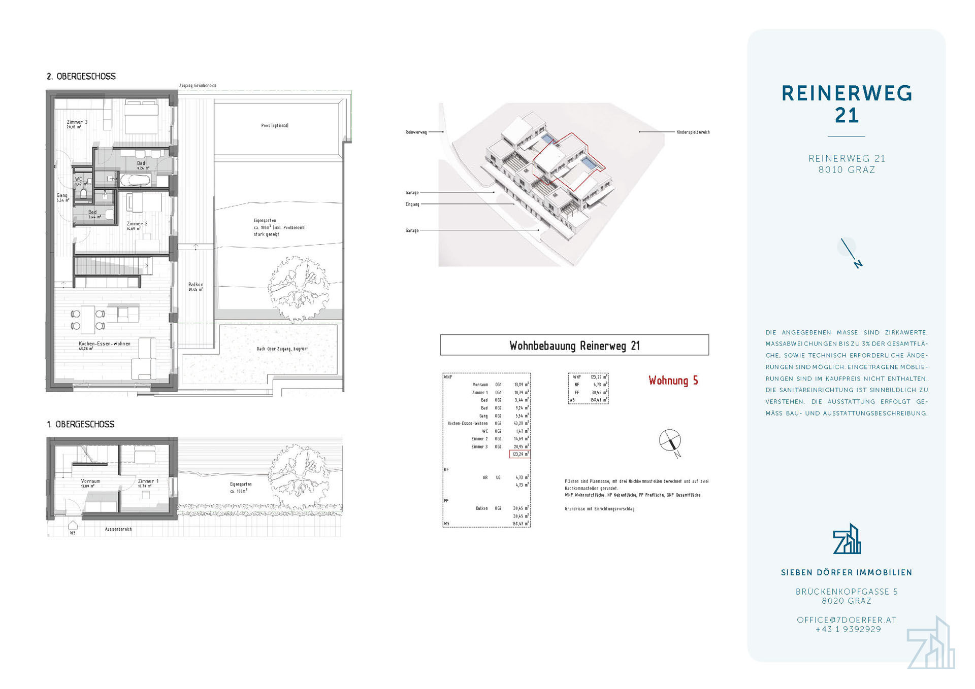 Maisonette zum Kauf provisionsfrei 894.000 € 4 Zimmer 123,2 m²<br/>Wohnfläche Reinerweg 21 Andritz Graz 8010