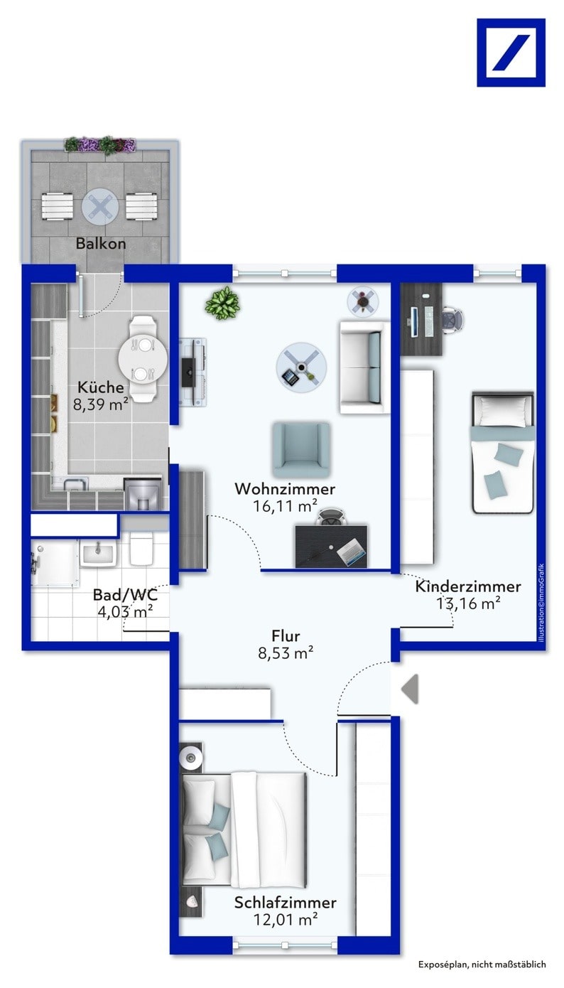 Wohnung zum Kauf 229.000 € 3 Zimmer 62,2 m²<br/>Wohnfläche 4.<br/>Geschoss Neu-Hohenschönhausen Berlin 13059