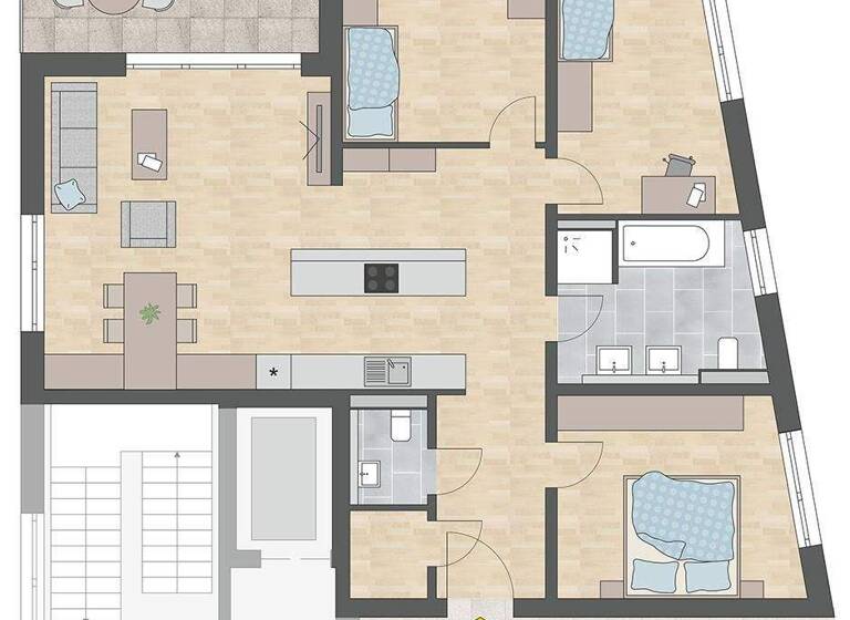 Wohnung zum Kauf - Erstbezug provisionsfrei 598.000 € 4 Zimmer 103,9 m² Waldenbuch 71111
