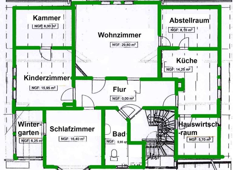 Wohnung zur Miete 1.150 € 3,5 Zimmer 126 m² 2. Geschoss frei ab 01.06.2026 Coburg 96450