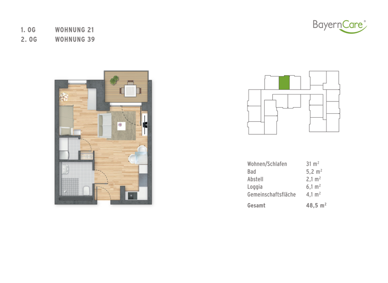 Studio zum Kauf als Kapitalanlage geeignet 196.500 € 1 Zimmer 48,5 m² Regensburger Straße 39 Schwandorf 92421