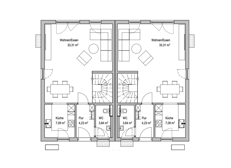 Doppelhaushälfte zum Kauf - Erstbezug 929.000 € 6 Zimmer 160 m² 288 m² Grundstück Gilching 82205